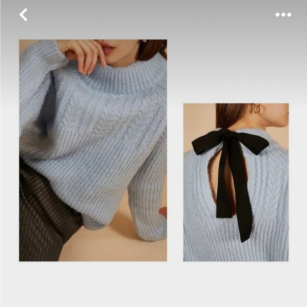 Back Bow Sweater Forever 21